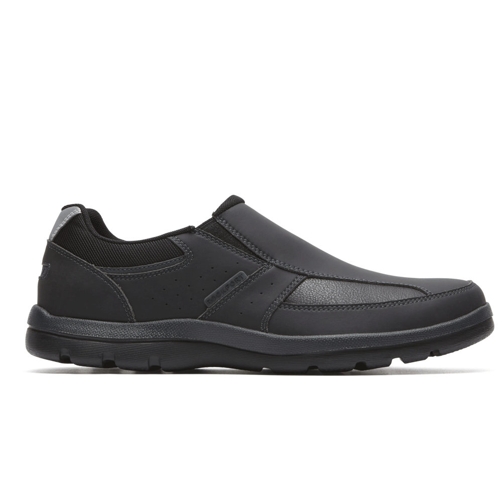 Rockport Mens Slip-On Black - Get Your Kicks - UK 140-IAQKXS